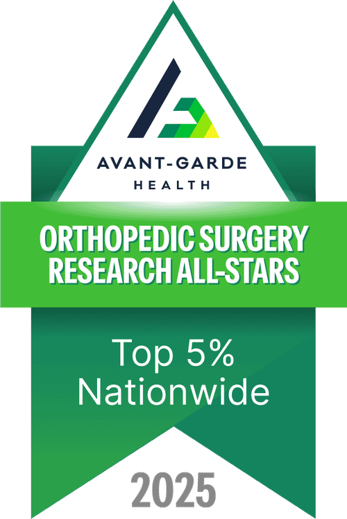 Healthcare Research All-Stars 2025 - Orthopedic Surgery Logo 5%